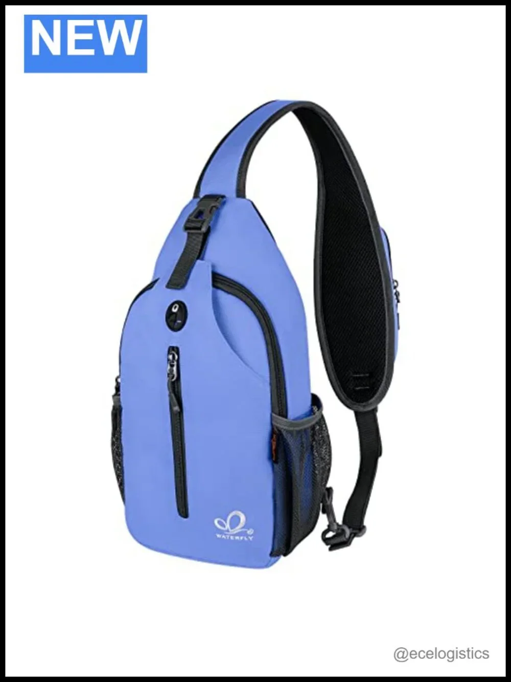 Crossbody Sling Backpack Travel Hiking Daypack with Adjustable Strap